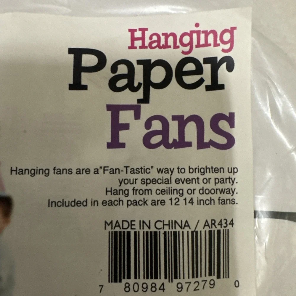 12Pcs Hanging Paper Fans Party Set Decoration for Home Birthday Wedding Green
